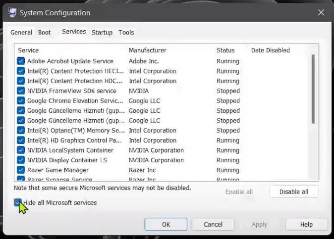 Activate VGC Service to fix Valorant Error Code VAL 19