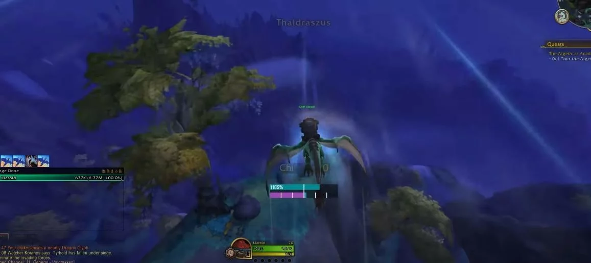 Dragon Flying forever